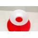 Holmegaard red Vase H: 23 Cm.