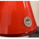 Holmegaard red vase H: 31.5 Cm.