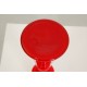 Holmegaard rød vase H: 31.5 Cm.