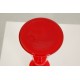 Holmegaard red vase H: 31.5 Cm.