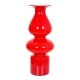 Holmegaard rød vase H: 30 Cm. 