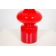 Holmegaard red vase H: 30 Cm