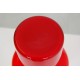 Holmegaard red vase H: 30 Cm