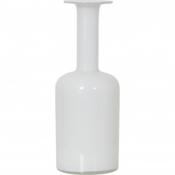 Holmegaard white vase 25,5 Cm
