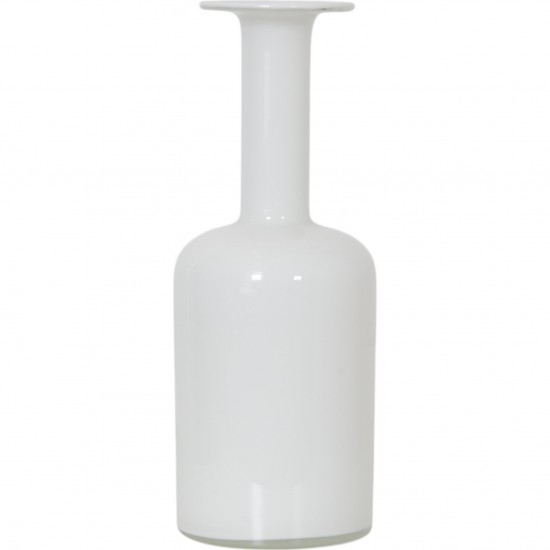 Holmegaard white vase 25,5 Cm