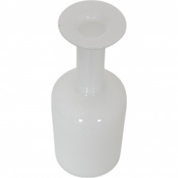 Holmegaard white vase 25,5 Cm