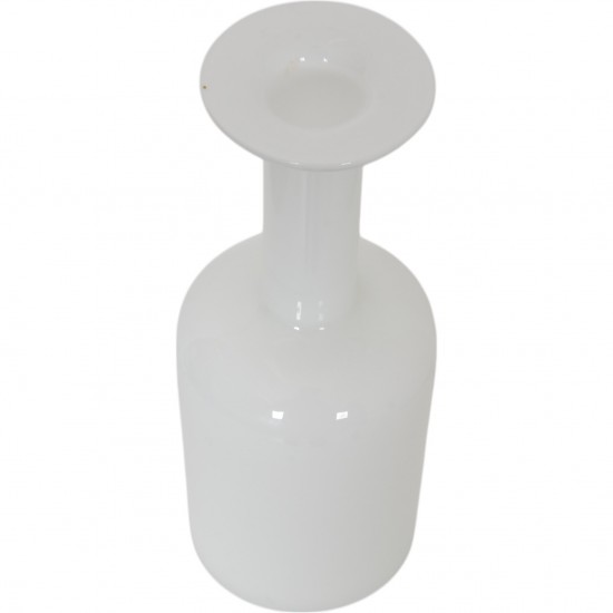 Holmegaard white vase 25,5 Cm