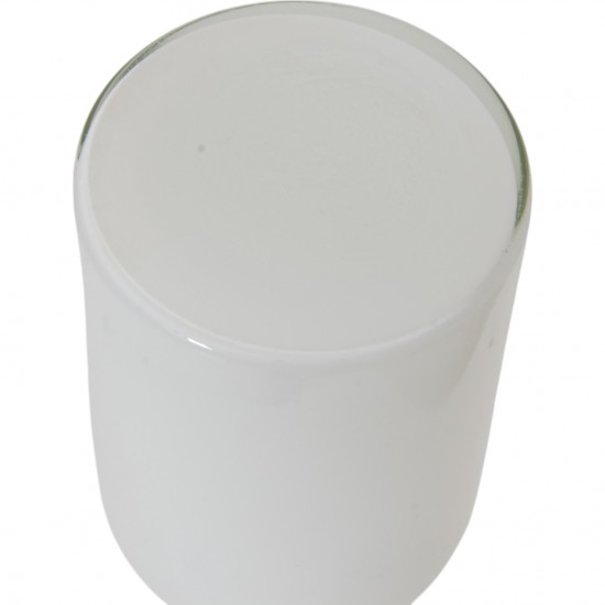 Holmegaard white vase 25,5 Cm
