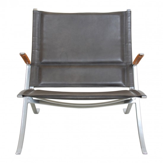 Fabricius and Kastholm FK-82 armchair in black leather 