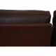 Fabricius og kastholm 3 pers sofa i brun læder