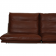 Fabricius og kastholm 3 pers sofa i brun læder