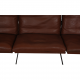 Fabricius og kastholm 3 pers sofa i brun læder