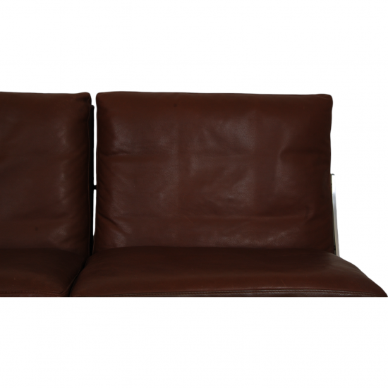 Fabricius og kastholm 3 pers sofa i brun læder