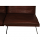 Fabricius og kastholm 3 pers sofa i brun læder