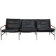 Fabricius og Kastholm FK-6730 3-personers sofa i sort læder