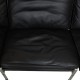 Fabricius and Kastholm FK-6730 3.seater sofa in black leather