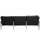 Fabricius og Kastholm FK-6730 3-personers sofa i sort læder