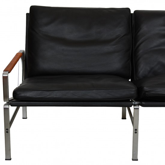 Fabricius and Kastholm FK-6730 3.seater sofa in black leather