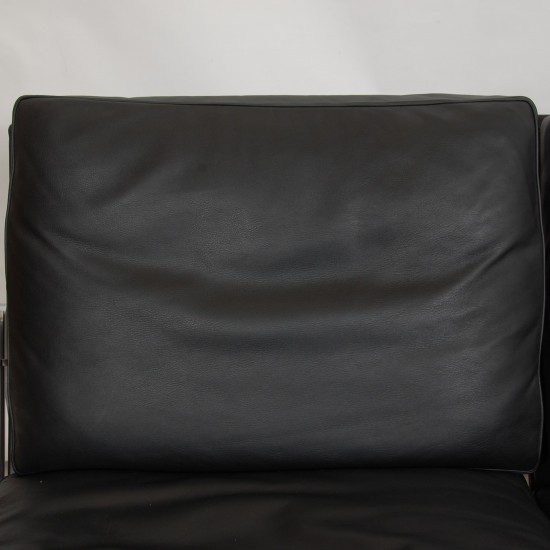 Fabricius and Kastholm FK-6730 3.seater sofa in black leather