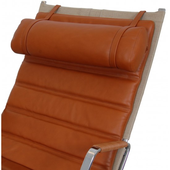 Fabricius and Kastholm Grashopper in cognac leather