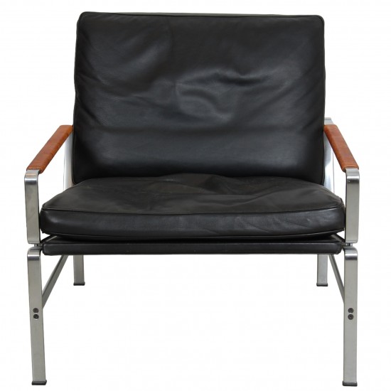 Fabricius and Kastholm FK-6720 loungechair in black leather