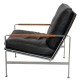 Fabricius and Kastholm FK-6720 loungechair in black leather