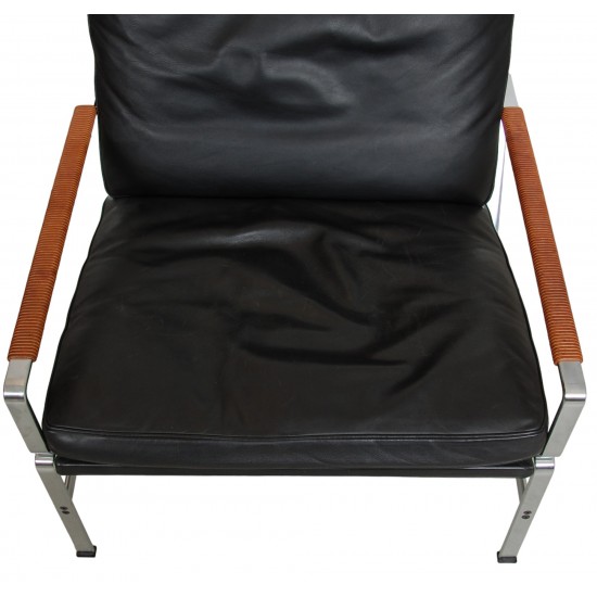 Fabricius and Kastholm FK-6720 loungechair in black leather