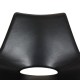 Fabricius and Kastholm Scimitar chair in black leather