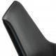 Fabricius and Kastholm Scimitar chair in black leather