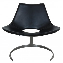 Fabricius og Kastholm Scimitar stol i sort læder nr.21