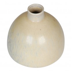 Eva Stæhr vase for Saxbo with a Beige Hare fur's glaze H: 10