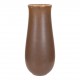 Eva Stæhr tall brown stoneware vase H: 22,5