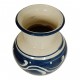 Herman A Kähler vase with a blue and beige glaze H: 20,5