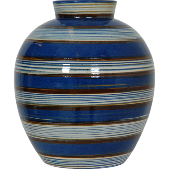 Kæhler blå vase 31 Cm