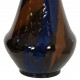 Kähler blå og brun vase
