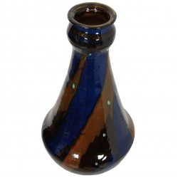 Kæhler blue and brown vase
