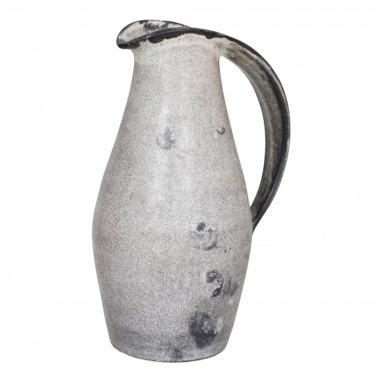 Svend Hammershøj for Kähler grey pitcher with handle H: 17,5