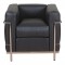 Le Corbusier, LC2 armchairs black leather with no wear