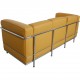 Le Corbusier LC2 3-personers sofa i karrygult læder