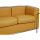 Le Corbusier LC2 3-personers sofa i karrygult læder