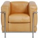 Le Corbusier LC2 chair in natural leather