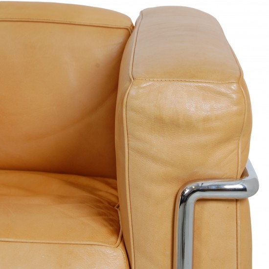 Le Corbusier LC2 stol i natur læder