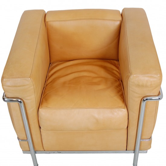 Le Corbusier LC2 chair in natural leather