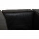 Le Corbusier LC-2/1 lænestol i sort læder