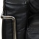 Le Corbusier LC-2 lounge chair in black Pelle leather