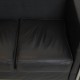 Le Corbusier LC.2 2.seater sofa in black leather 