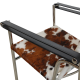 Le Corbusier LC-1 chair in brown and white ponyskin