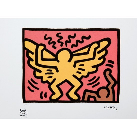 Keith Haring Pop Art nr 44 af 150 Flyv