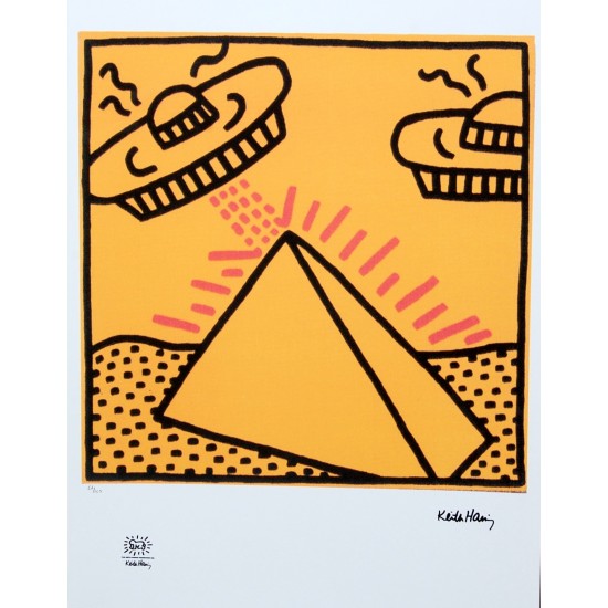 Keith Haring Pop Art nr 66 af 150 pyramide