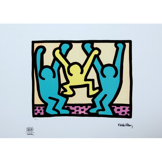 Keith Haring Pop Art no. 90 of 150 Humans